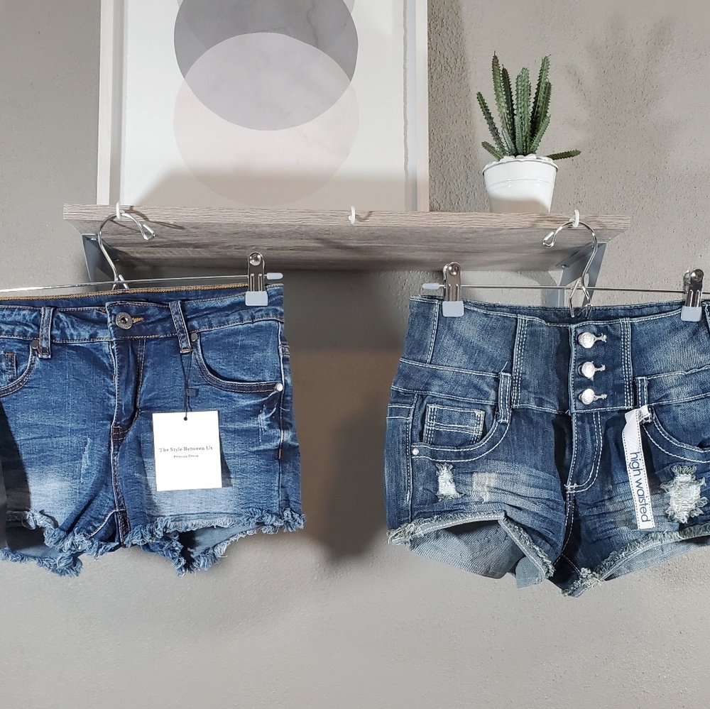 2 Blue Jean Shorts Bundle | Size 5